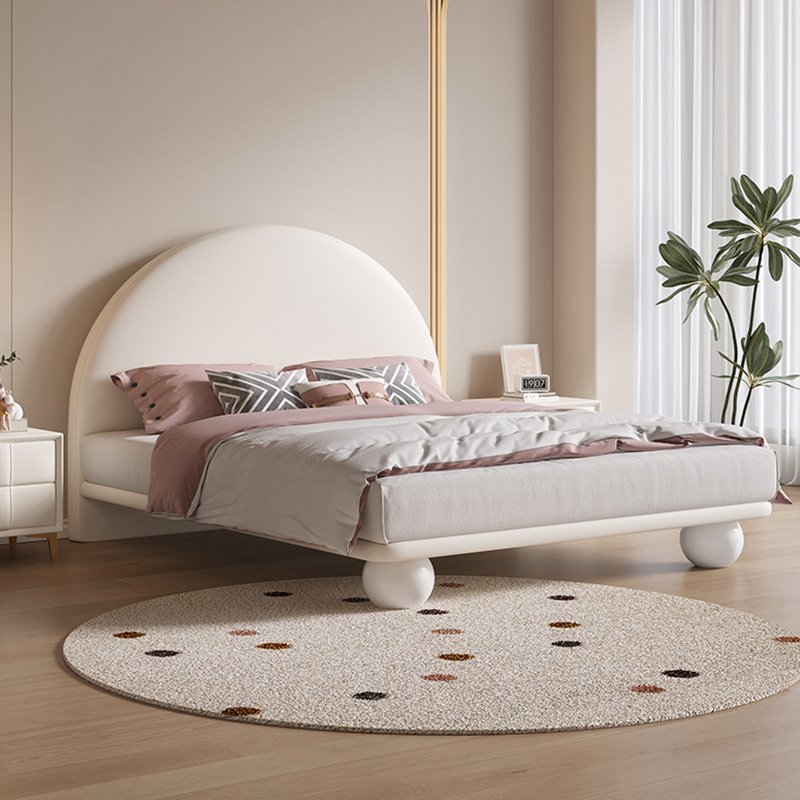 Modern Luxury Double Reversible Wooden Bed Revolving