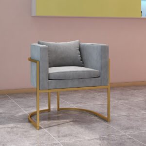 Lanmeng Island Custom Color Soft Material U Shape Beauty Manicure Salon Furniture pink Nail Sofa Chair for Hotel Beauty Salon Living Room