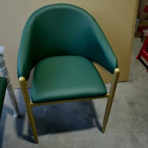 Lanmeng Island Modern Simple Nordic Leisure Chair Metal Leg Dining Room Furniture Velvet Dining Chair for Home Hotel Cafe