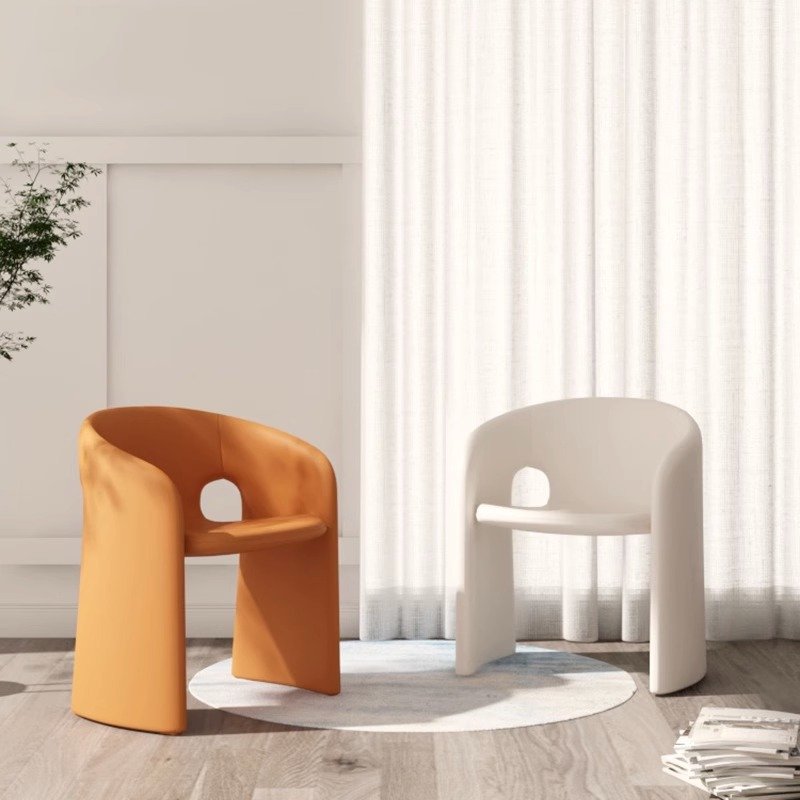 Lanmeng Island Vintage Luxury Leather Lounge Chairs for Hotel & Leisure Nordic Modern Design Convertible Single Seat Sofa Living Room Furniture