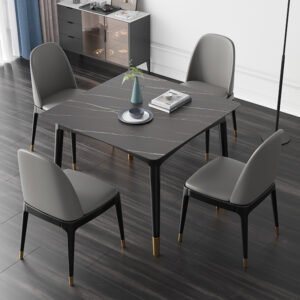Lanmeng Island Luxury Rectangular Dining Table
