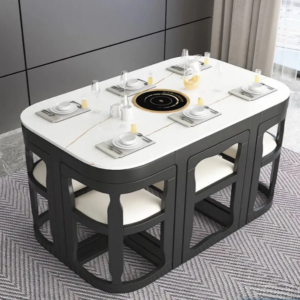Lanmeng Island Solid Wood Dining Table 1601594578117