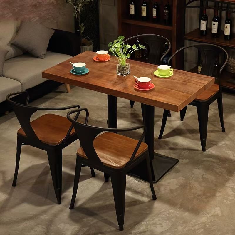 Lanmeng Island Restaurant Dining Table and Chair Set 1601597848220
