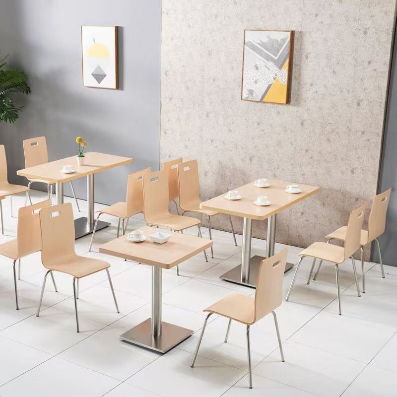 Lanmeng Island Restaurant Dining Table and Chair Set 1601598063012