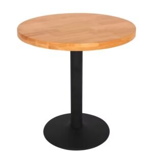 Lanmeng Island Fast Food Dining Table and Chair Set - Wood