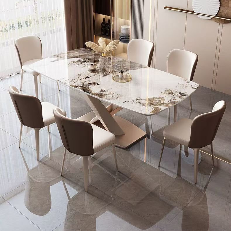 Italian Minimalist Modern Design 4-6 Seater Steel