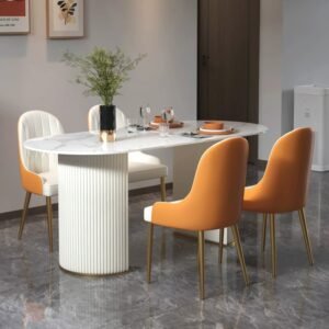 Lanmeng Island Restaurant Dining Table and Chair Set 1601615609991