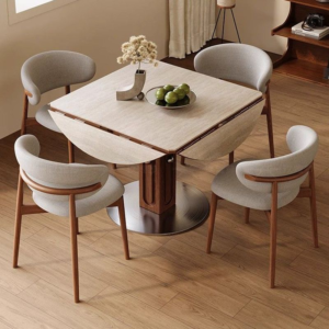 Lanmeng Island Extendable Sintered Stone Dining Table 1601677082528