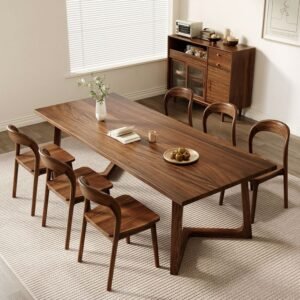 Lanmeng Island Luxury Rectangular Dining Table 1601683319000