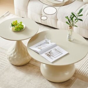 Lanmeng Island Nordic Style Metal Iron Coffee Table Modern Simple Luxury Side Table for Home or Gym for Small Apartment