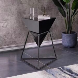 Lanmeng Island Modern Luxury Creativity Marble Side Table Tripod End Table with Steel for Living Room Dining Home Villa Hotel-as Coffee Tables