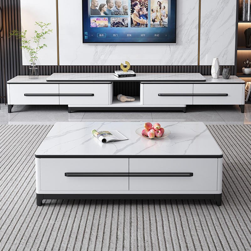 Modern Style Luxury Media Console Wall Mounted