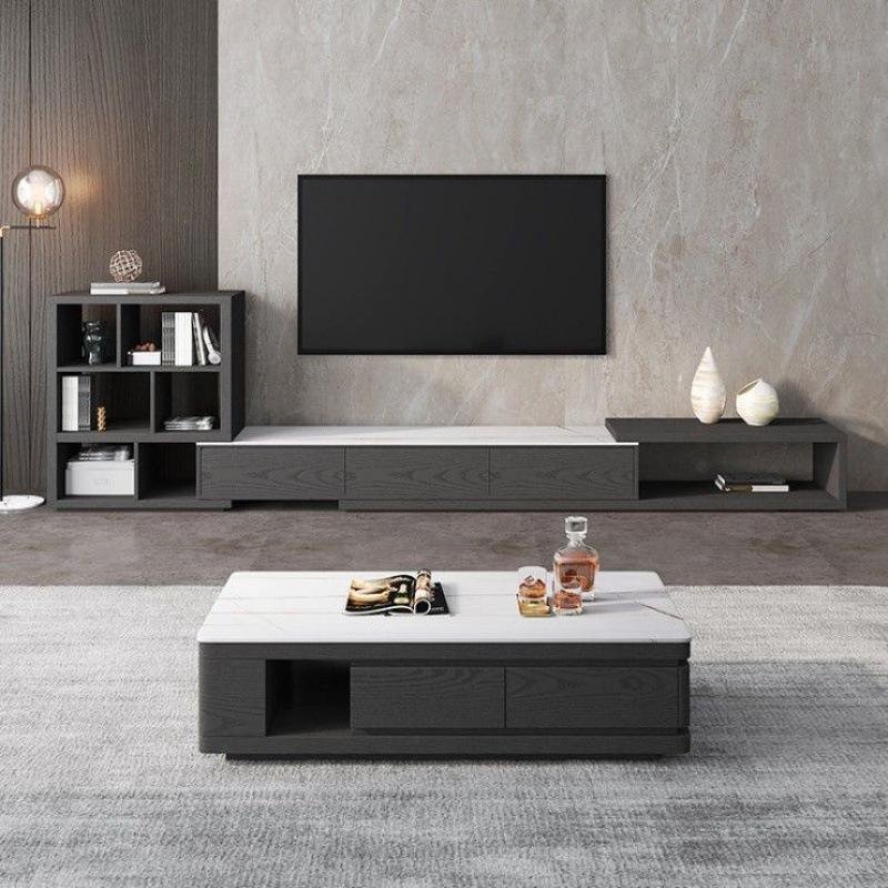 Modern Luxury Living Room Set Stone Carved