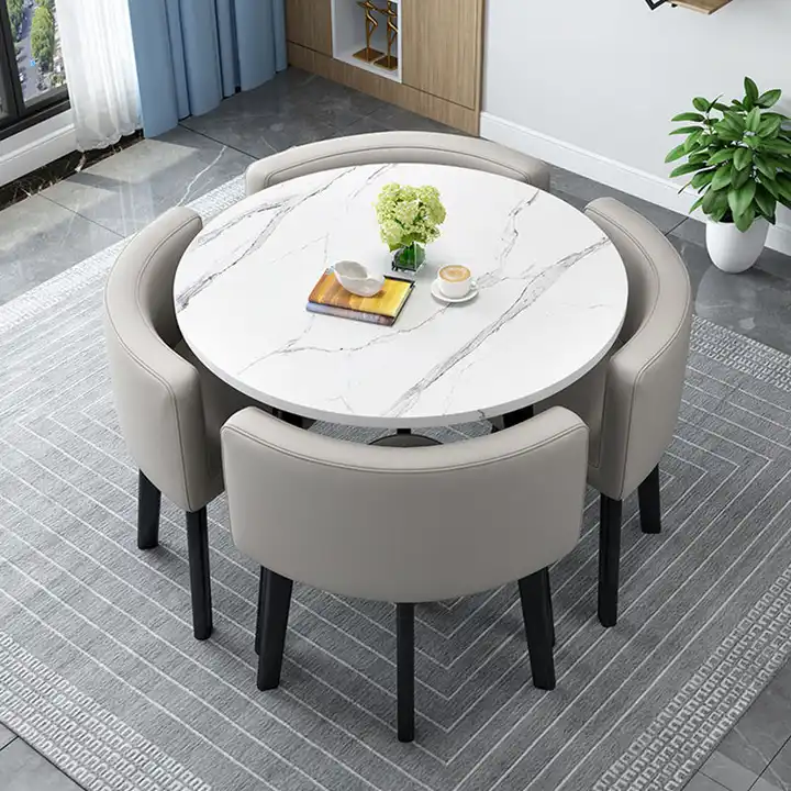 Nordic Restaurant Dinner Set Simple White Circular