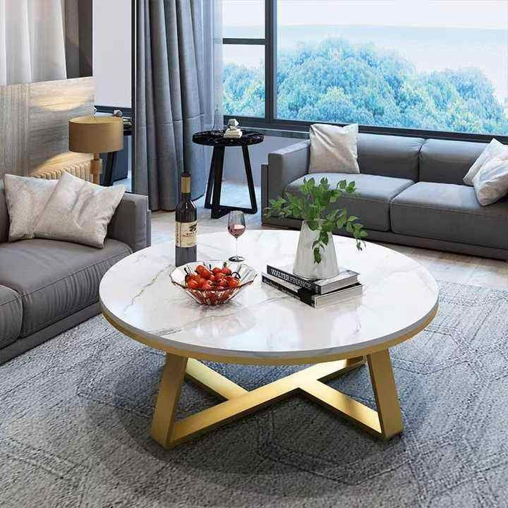 Modern Nordic Style Steel Coffee Table