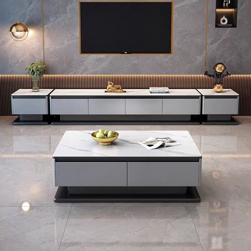 Modern Luxury Marble Top Coffee Table