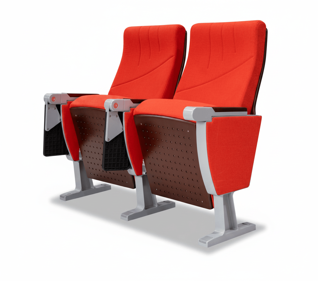 509 Premium Painted Panel Auditorium Chair For Public Seating