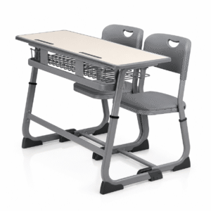 High Quality C Type Double Desk E1 18mm Particleboard For School Classroom