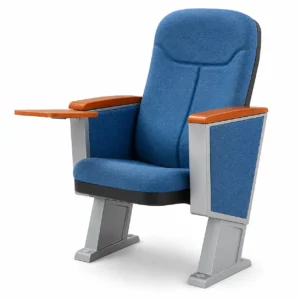 Modern Aluminum Auditorium Chair With Hidden Writing Board For Public Seating