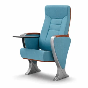 Premium Aluminum Alloy Frame Auditorium Chair With Damping Slow Return